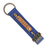 Personalized Keychain – Dark Blue