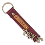 Personalized Keychain – Maroon