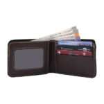 Personalized Leather Men’s Wallet – Dark Brown - Image 2
