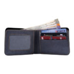 Personalized Leather Men’s Wallet – Grey - Image 2