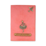 Personalized Passport Cover – Peach